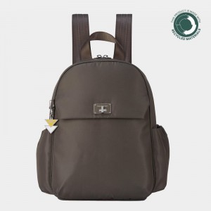 Hedgren Balanced Women's Backpacks Grey Brown | VWY7746XA