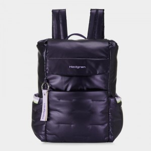 Hedgren Billowy Women's Backpacks Purple Deep Blue | WMT1325HG