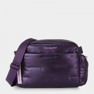 Hedgren Cozy Women's Shoulder Bags Purple Deep Blue | MUG9345MI