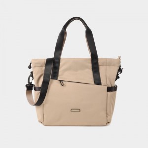 Hedgren Galactic Women's Tote Bags Grey Beige | KZF1667SL