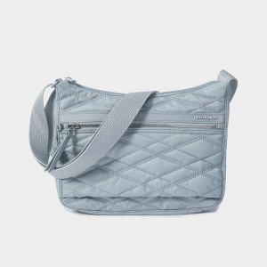 Hedgren Harpers Women's Crossbody Bags Light Blue | OXE7094ZG