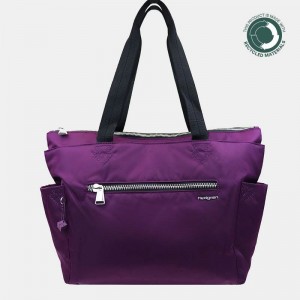 Hedgren Margaret Sustainably Made Women's Tote Bags Purple | EUY7588XC