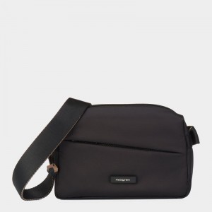 Hedgren Neutron Small Women's Crossbody Bags Black | YOV3966EZ