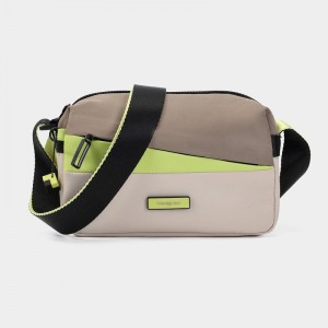 Hedgren Neutron Small Women's Crossbody Bags Beige | URJ7834XS