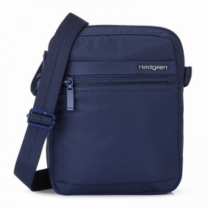 Hedgren Rush Women's Crossbody Bags Dark Blue | XEE4111QZ