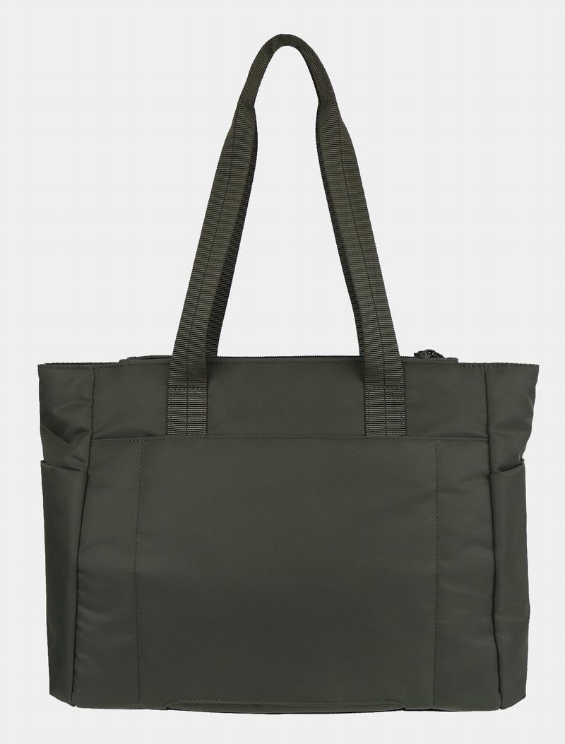 Hedgren Achiever Women's Tote Bags Dark Green | NMQ3466QC