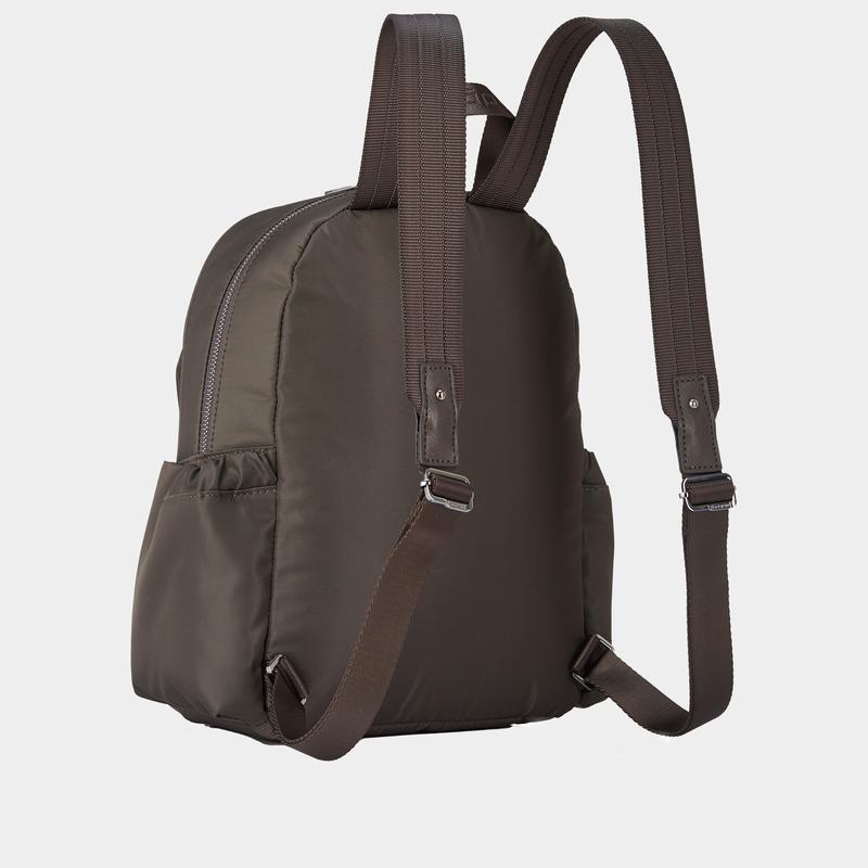 Hedgren Balanced Women's Backpacks Grey Brown | VWY7746XA