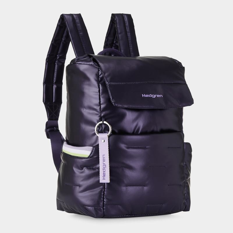 Hedgren Billowy Women's Backpacks Purple Deep Blue | WMT1325HG