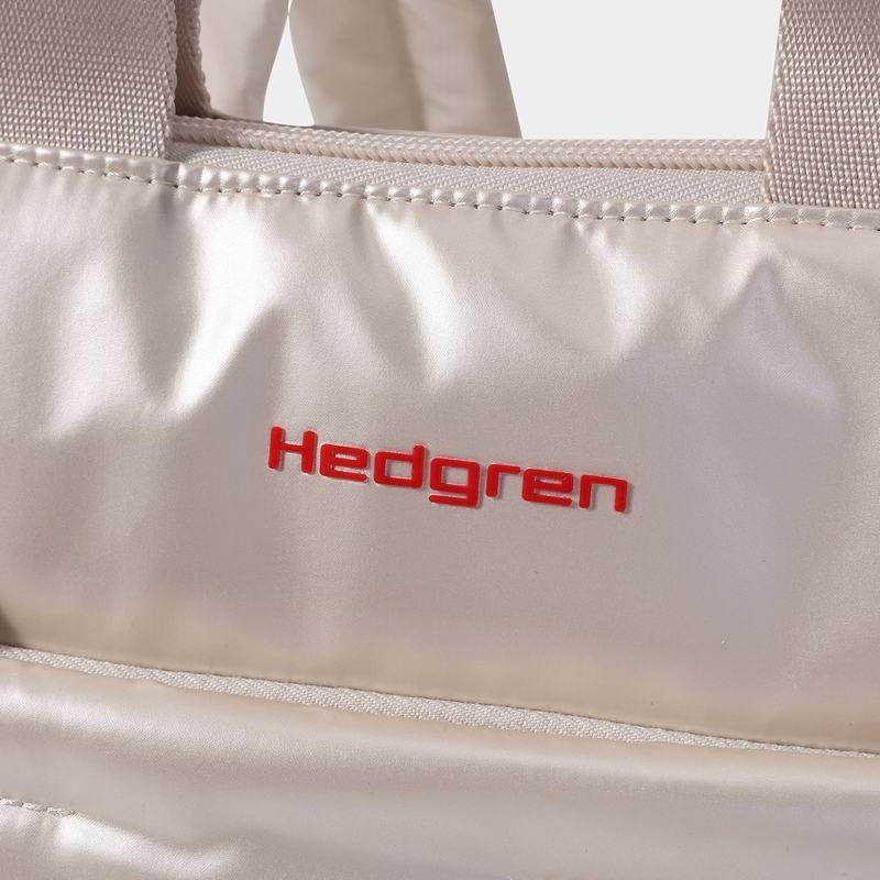 Hedgren Comfy Women's Backpacks Beige | IJB8292RX