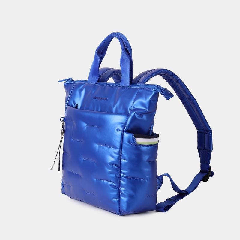 Hedgren Comfy Women's Backpacks Blue | YQF2015SR