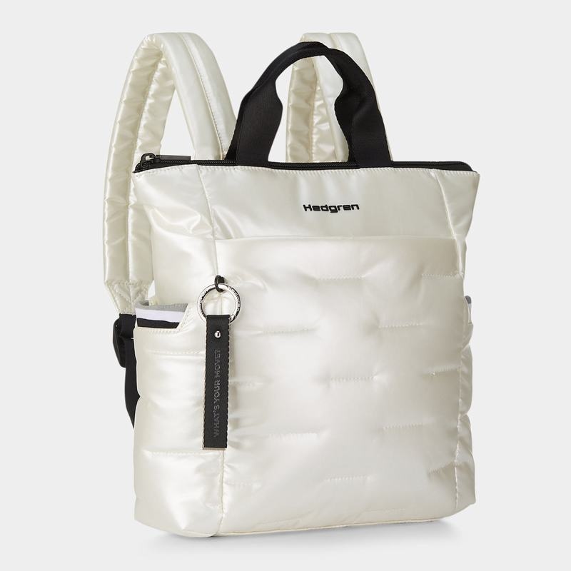 Hedgren Comfy Women's Backpacks White | JVG1597CU