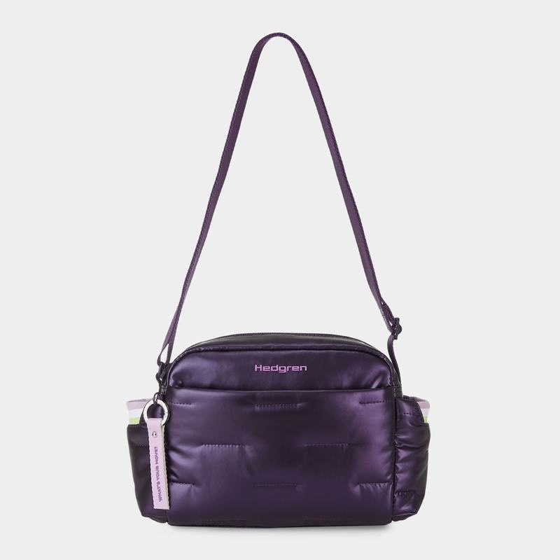 Hedgren Cozy Women's Shoulder Bags Purple Deep Blue | MUG9345MI