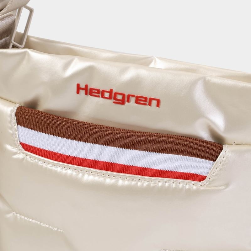 Hedgren Cushy Women's Crossbody Bags Beige | LTX8138DT