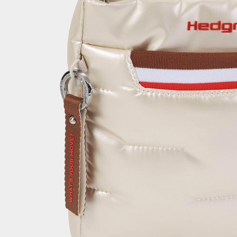 Hedgren Cushy Women's Crossbody Bags Beige | LTX8138DT