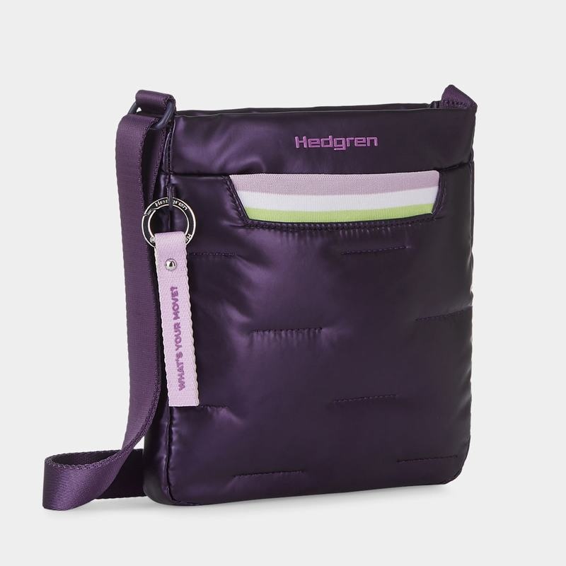 Hedgren Cushy Women's Crossbody Bags Purple Deep Blue | VQI735IA