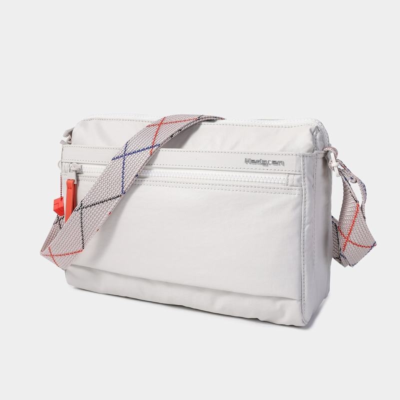 Hedgren Eye Medium Women's Shoulder Bags White Grey | ZJU67100XZ