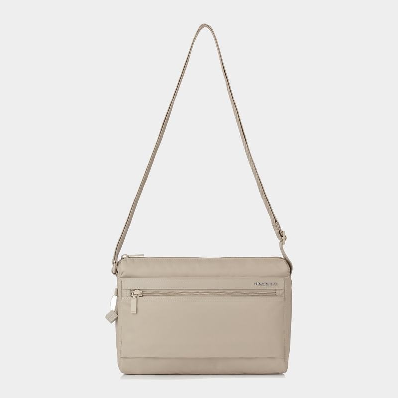 Hedgren Eye Medium Women's Shoulder Bags Beige | RYY650SV