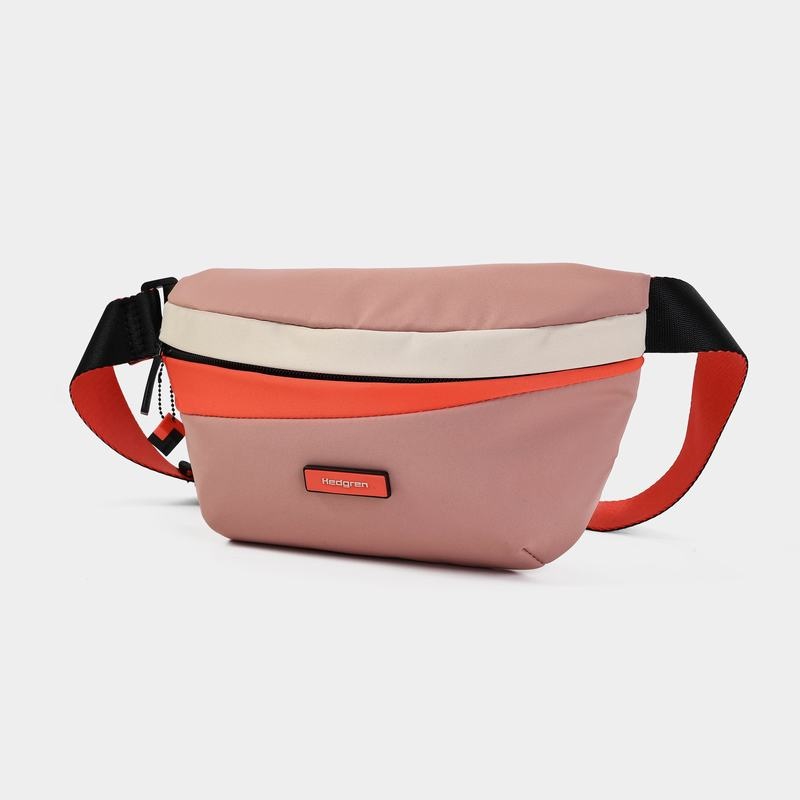 Hedgren Halo Women's Belt Bags Pink Orange | TRE3224TL