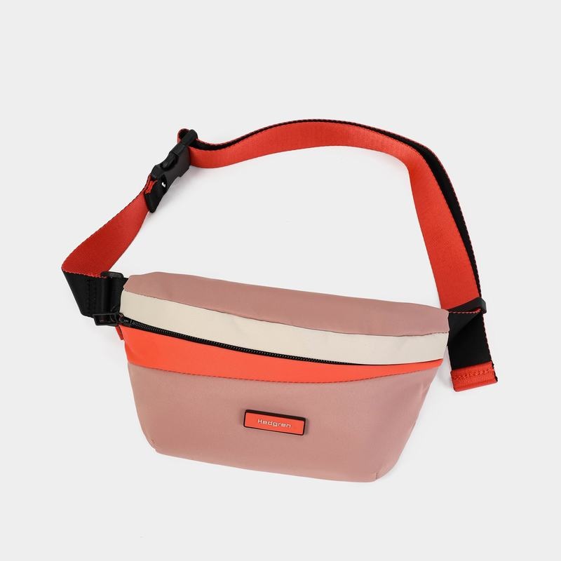 Hedgren Halo Women's Belt Bags Pink Orange | TRE3224TL