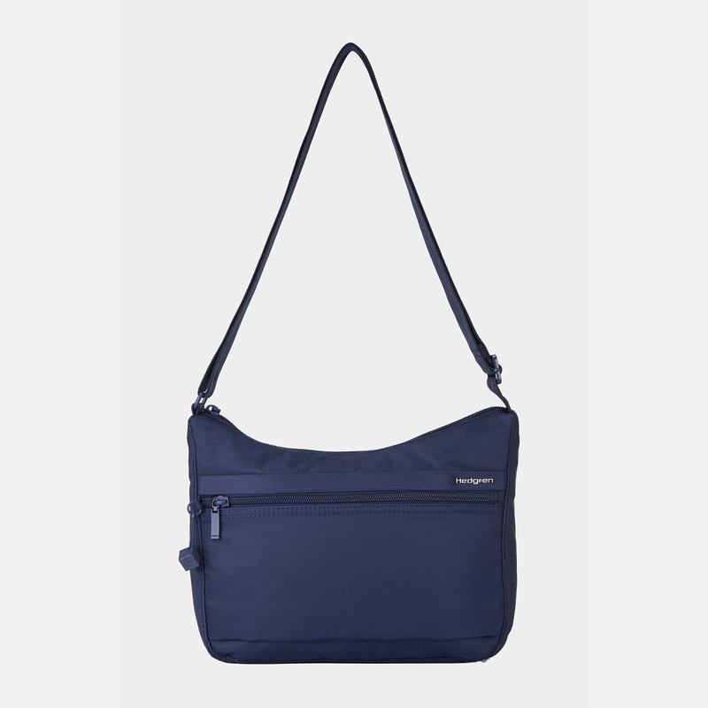 Hedgren Harper's Rfid Women's Shoulder Bags Dark Blue | XEH8780WR