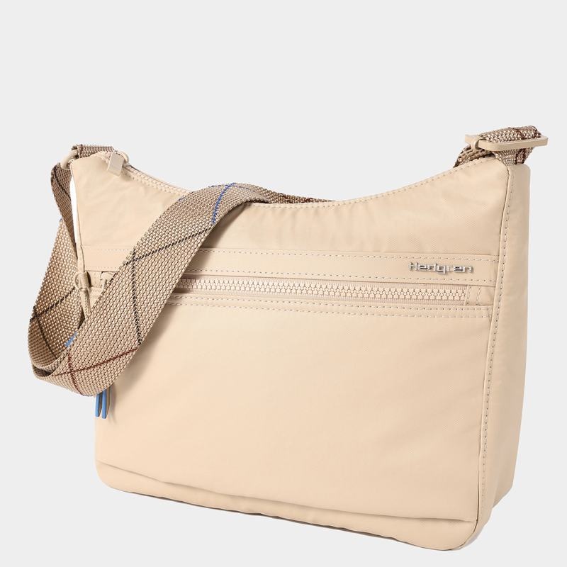 Hedgren Harper's Rfid Women's Shoulder Bags Beige | RWZ2889HX