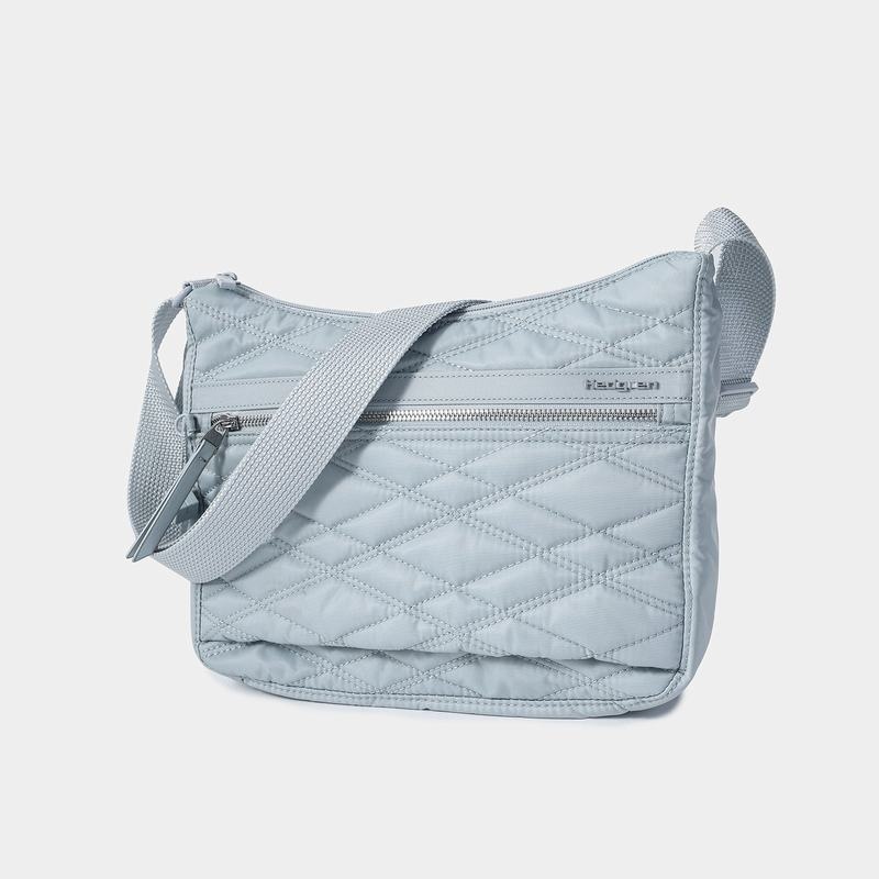 Hedgren Harpers Women's Crossbody Bags Light Blue | OXE7094ZG