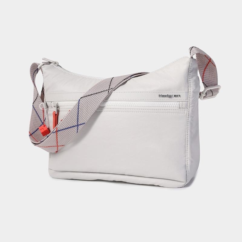 Hedgren Harpers Women's Crossbody Bags White Grey | NIP8817CL