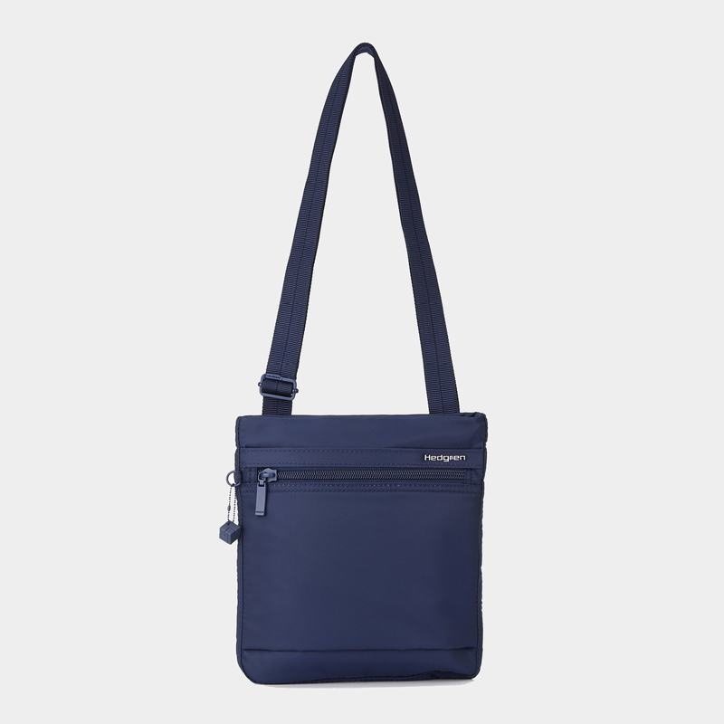 Hedgren Leonce Women's Shoulder Bags Dark Blue | GNT4675DR