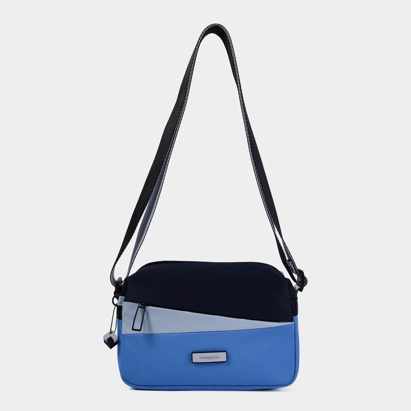 Hedgren Neutron Small Women's Crossbody Bags Blue | LLY9646DD