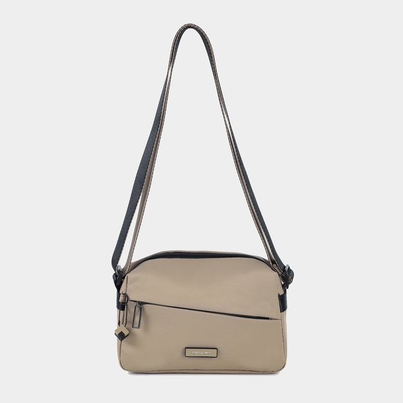 Hedgren Neutron Small Women's Crossbody Bags Grey Beige | JIF595NI