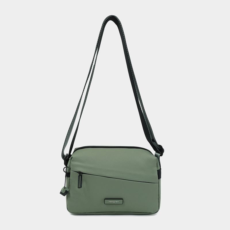 Hedgren Neutron Small Women's Crossbody Bags Green | TJG3960TL