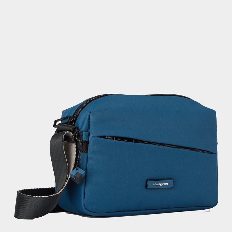 Hedgren Neutron Small Women's Crossbody Bags Blue | MCI770KN