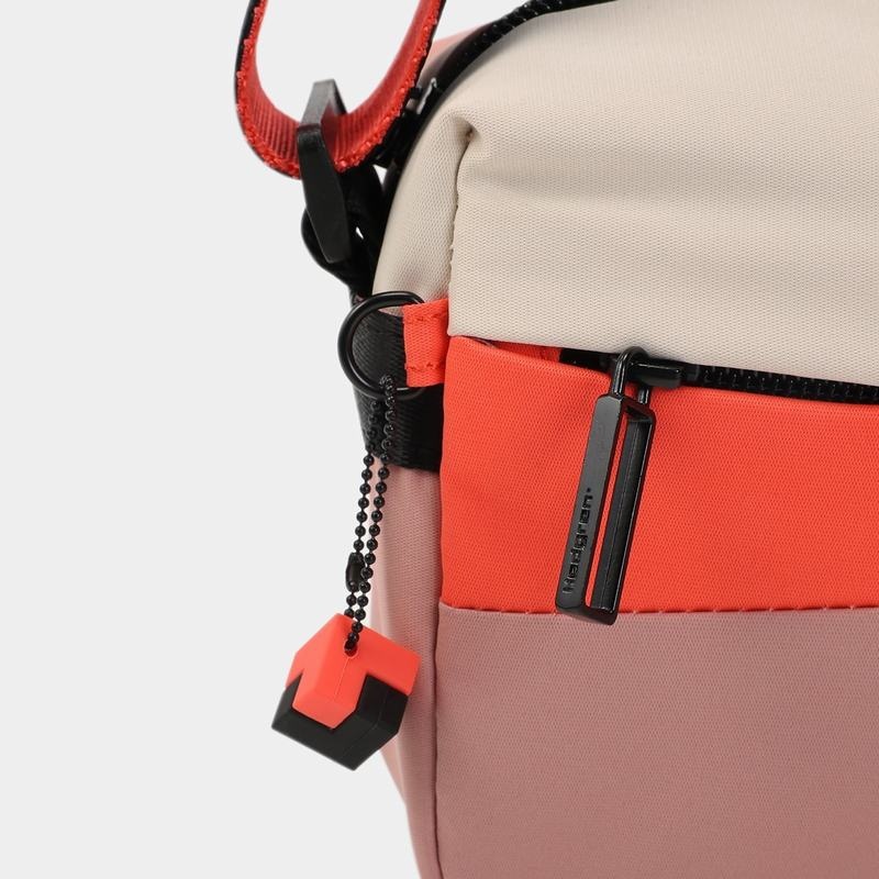 Hedgren Neutron Small Women's Crossbody Bags Pink Orange | UFV1730RV