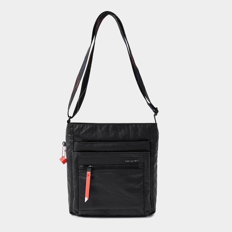 Hedgren Orva Women's Crossbody Bags Black Coral | PUW7794BO