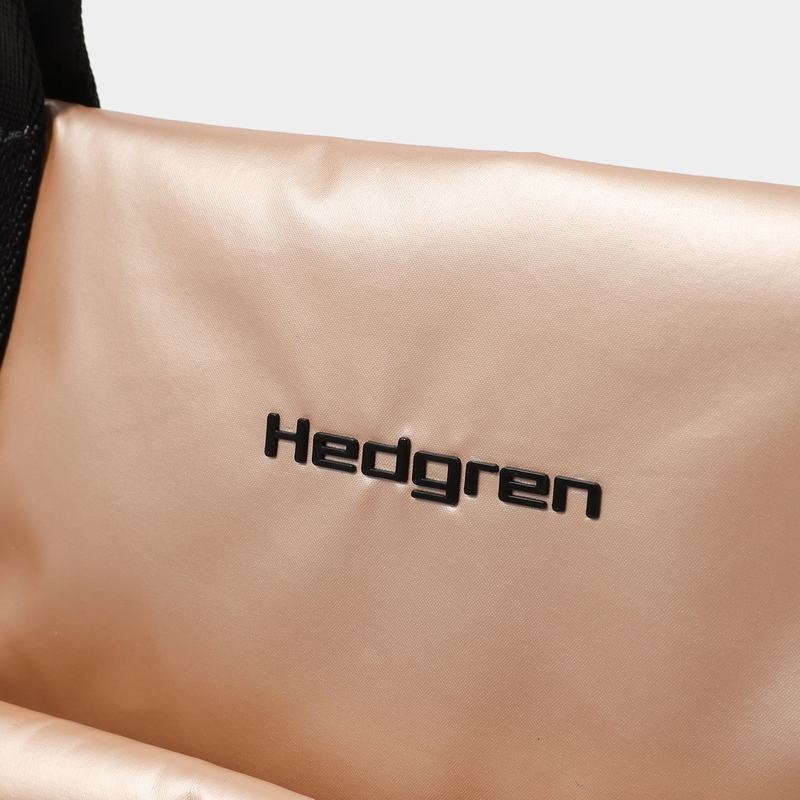 Hedgren Puffer Women's Tote Bags Beige | HHB9752XB