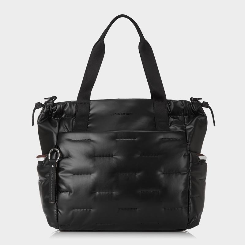 Hedgren Puffer Women's Tote Bags Black | ESL987KR