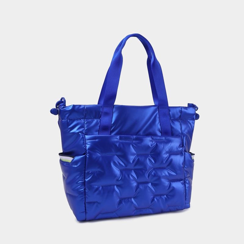 Hedgren Puffer Women's Tote Bags Blue | OYW5217VJ