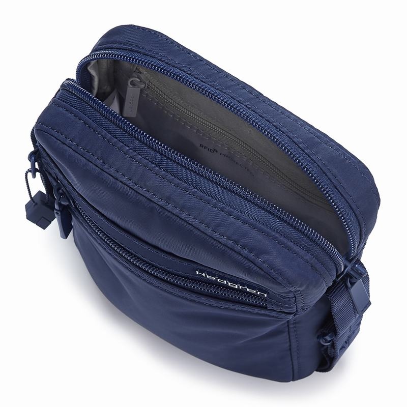 Hedgren Rush Women's Crossbody Bags Dark Blue | XEE4111QZ