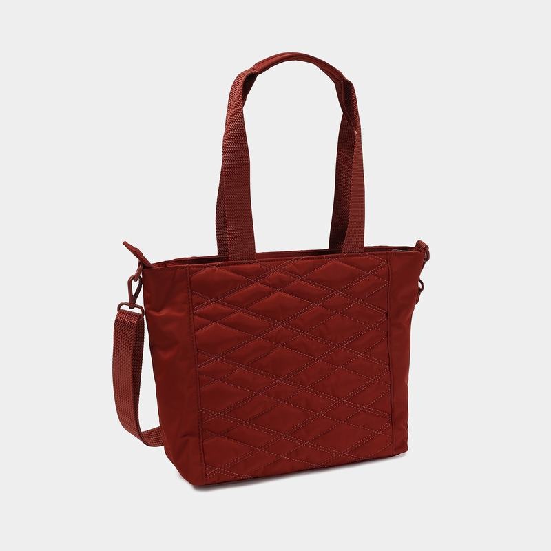 Hedgren Zoe Medium Rfid Women's Tote Bags Red Brown | HYB1744ZD