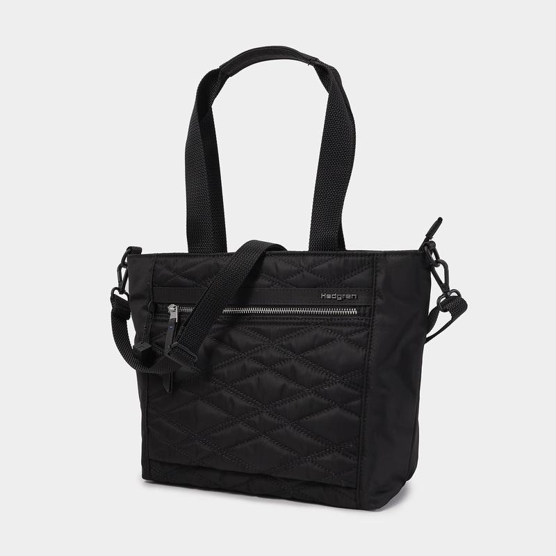 Hedgren Zoe Medium Rfid Women's Tote Bags Black | AXA7069DV